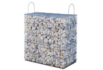 Kvarckavics gabion, hófehér